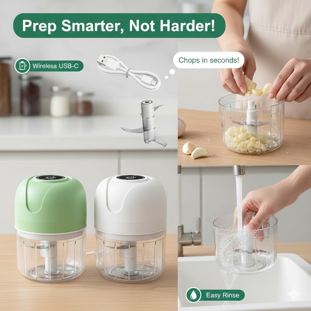 AGARO Elite Rechargeable Mini Electric Chopper for Kitchen - Image 7